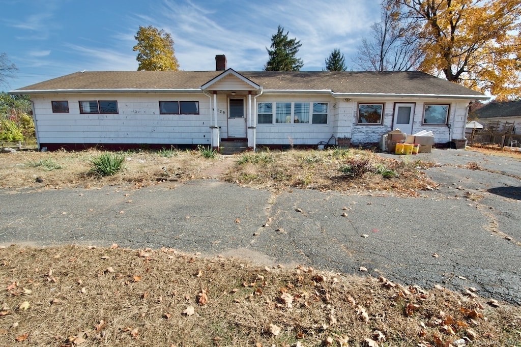 view of ranch-style home