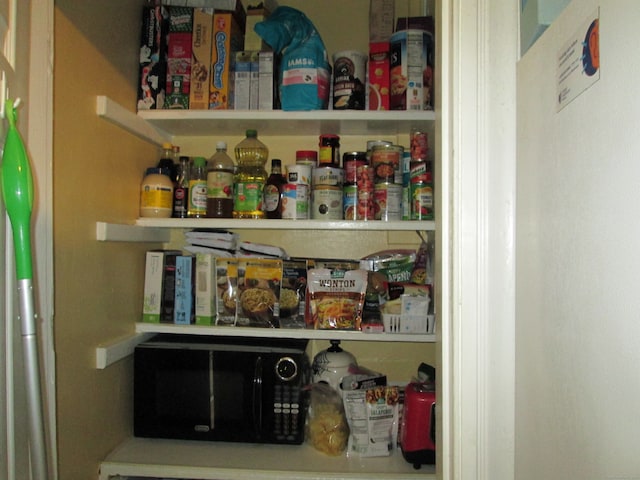 view of pantry