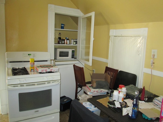 kitchen with white appliances