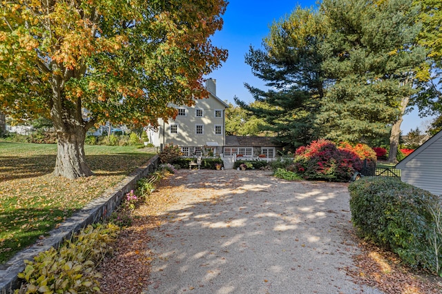 view of front of house