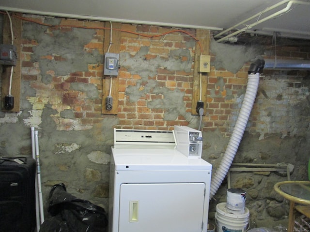 washroom featuring washer / clothes dryer