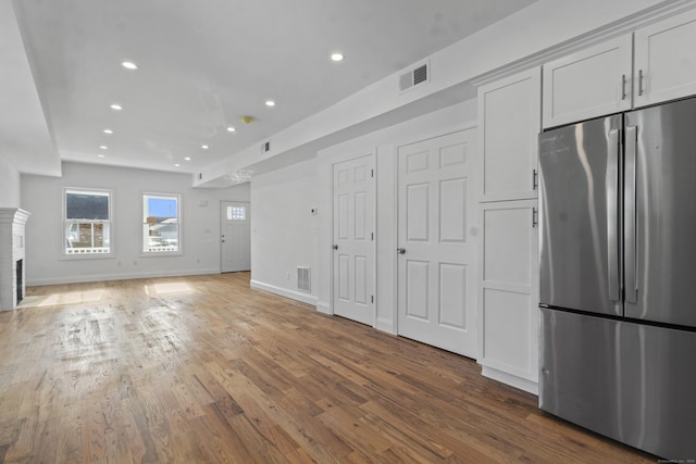 interior space featuring dark hardwood / wood-style floors