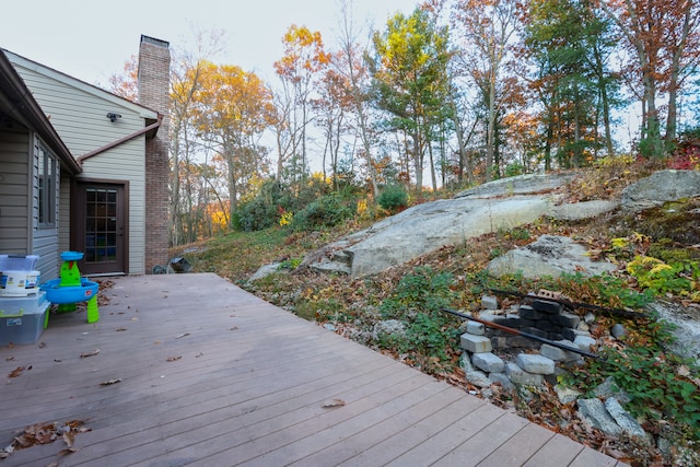 view of deck