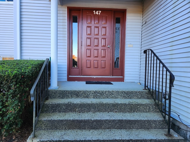 view of entrance to property