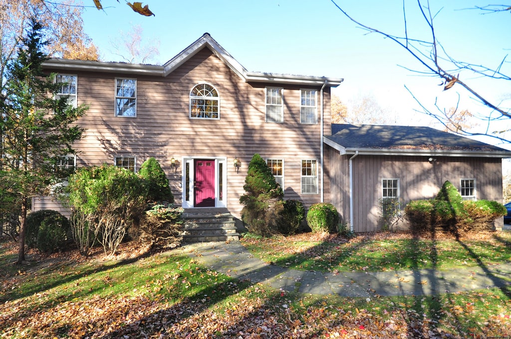 view of colonial inspired home