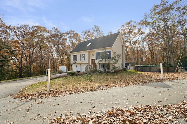 view of front of home