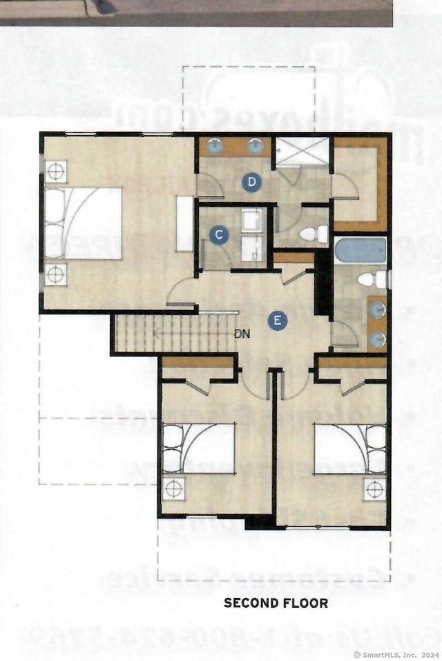 76 Highland Rd, Mansfield, CT 06250 - view of property floor plan