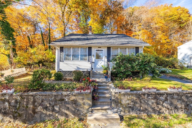 view of bungalow-style home