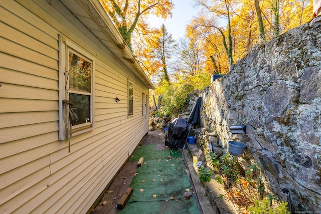 view of side of property