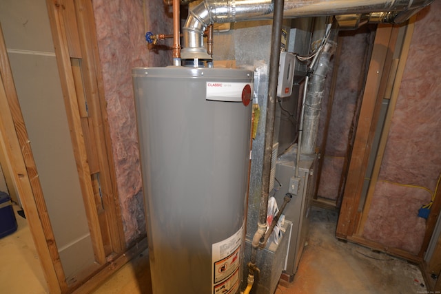 utilities with gas water heater