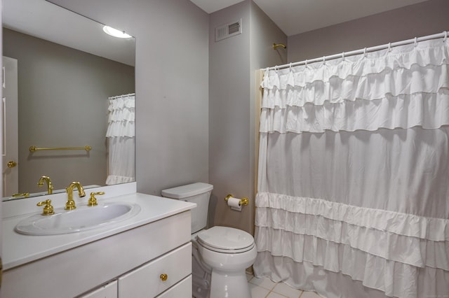 13 Longview Ter Unit 13, Madison, CT 06443 - full bath with toilet, vanity, tile patterned flooring, and curtained shower