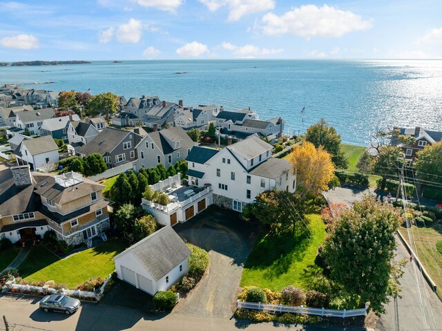 10 Island View Ave, Branford, CT 06405 - aerial view with a residential view and a water view