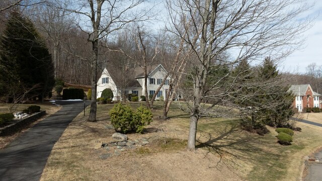 view of front of home featuring driveway