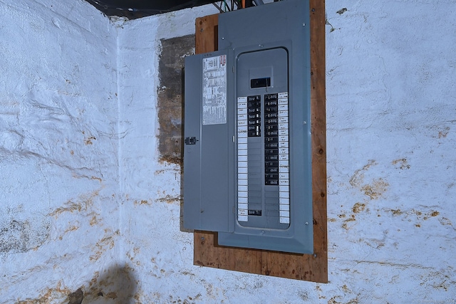 utility room featuring electric panel