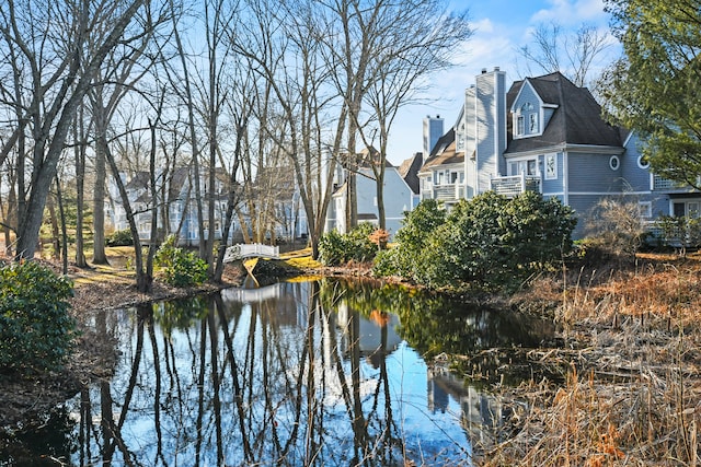 view of water feature