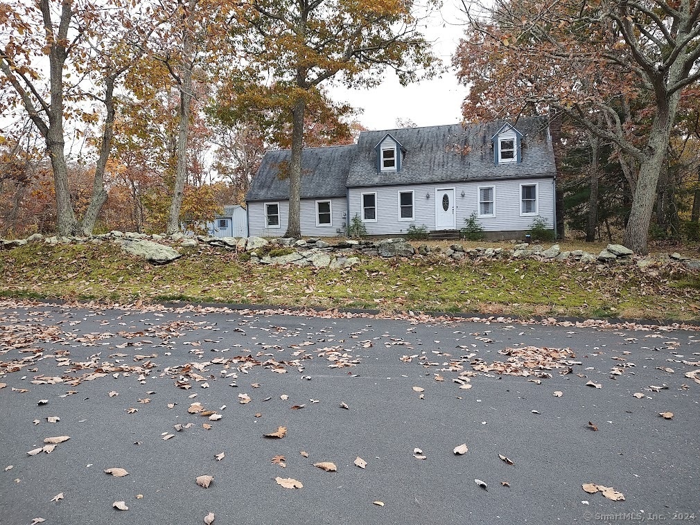 view of new england style home