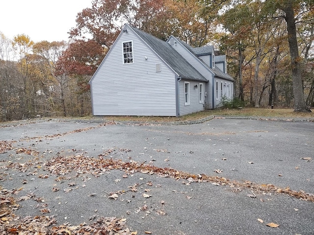 view of side of property