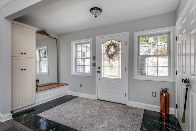 view of entrance foyer