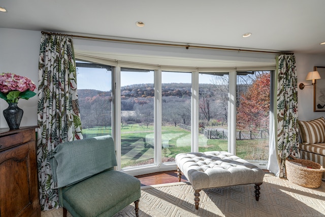 sunroom / solarium with plenty of natural light