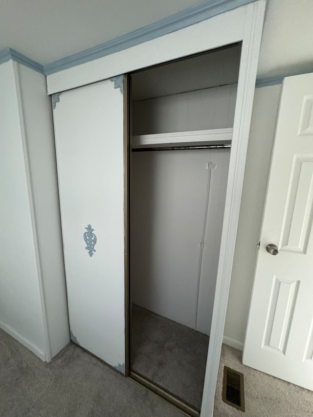 view of closet