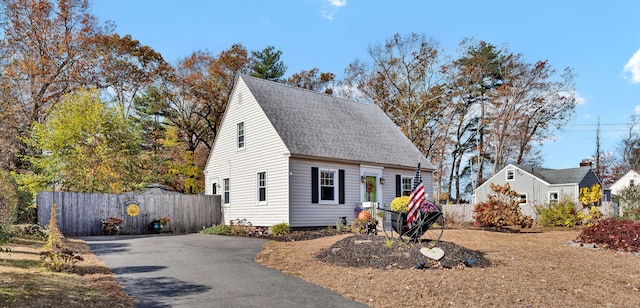 view of front of home