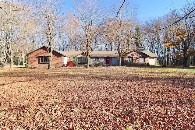 view of ranch-style house