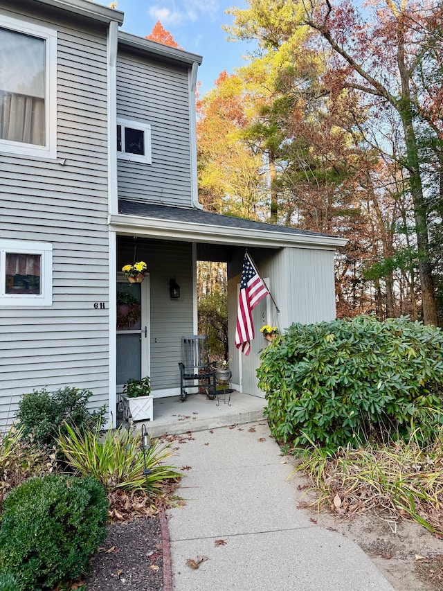 view of entrance to property