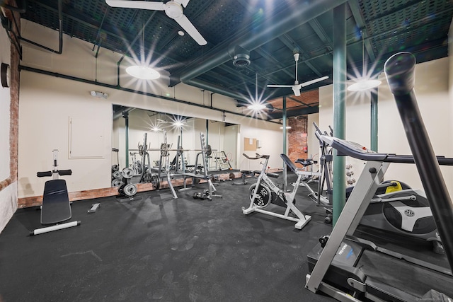 view of exercise room