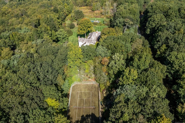 11 Ravenrock Rd, Roxbury, CT 06783 - aerial view of a heavily wooded area