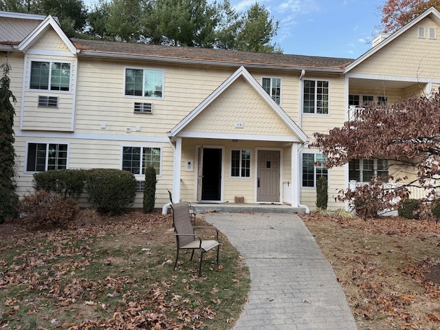 view of front of home with a porch