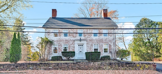 view of colonial house