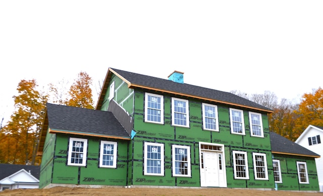 view of colonial-style house