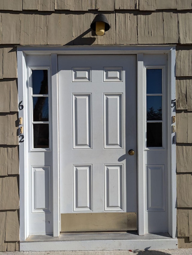 view of entrance to property