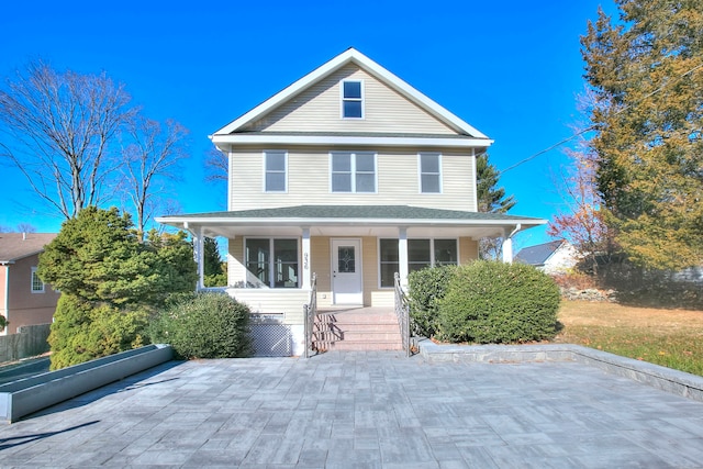 view of front of house featuring a porch