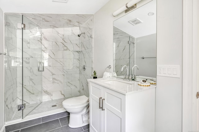 7 Topping Ln, Norwalk, CT 06854 - bathroom featuring toilet, a stall shower, and vanity