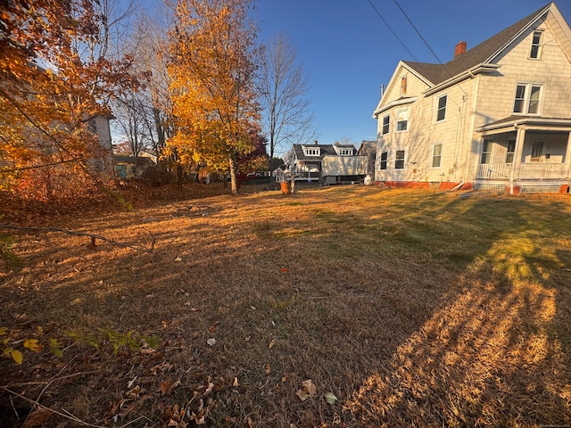 view of yard