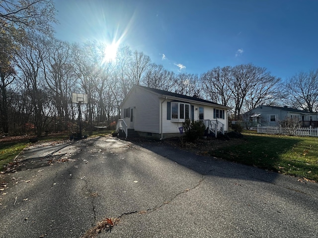 view of front of property