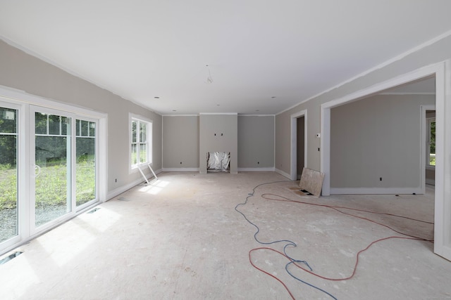 250 Atkins St, Middletown, CT 06457 - unfurnished living room featuring baseboards