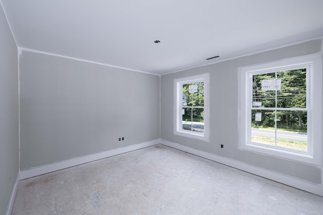 250 Atkins St, Middletown, CT 06457 - spare room with baseboards, healthy amount of natural light, and ornamental molding