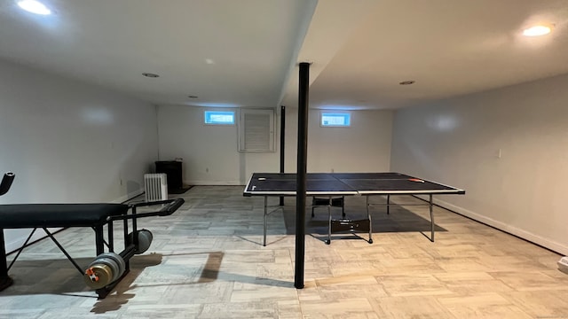 view of game room