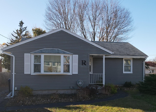 view of bungalow-style house