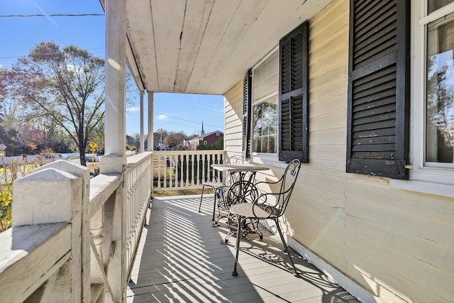 exterior space featuring a porch