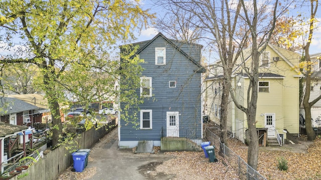 view of rear view of property