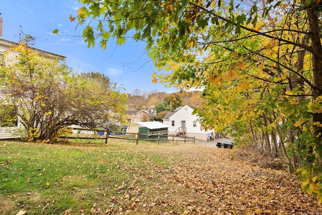 view of yard