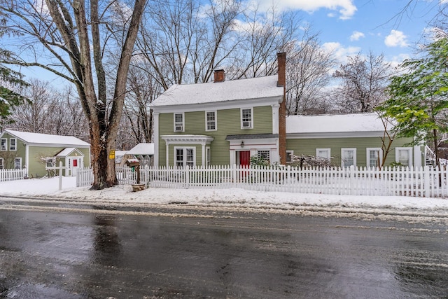 view of colonial house