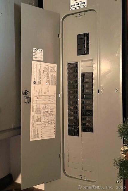 utility room with electric panel