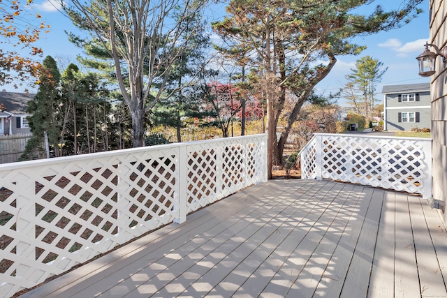 view of deck