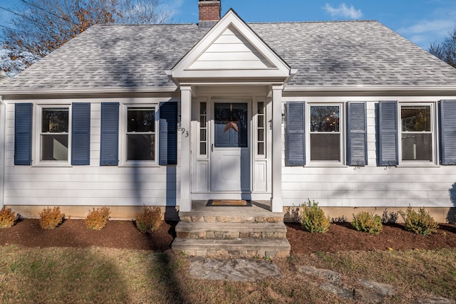 view of front of home