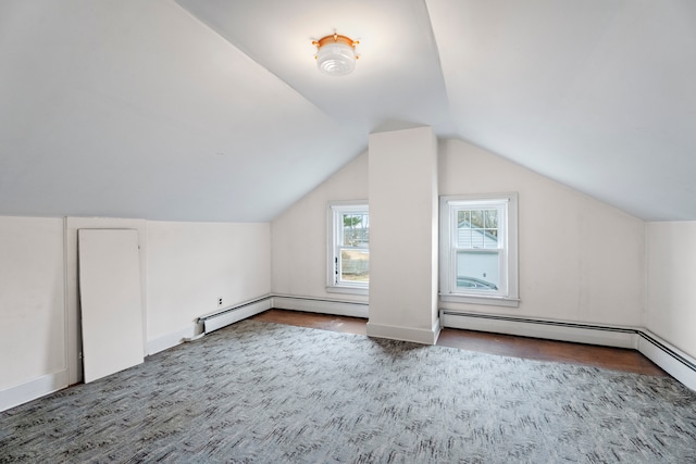 bonus room featuring lofted ceiling