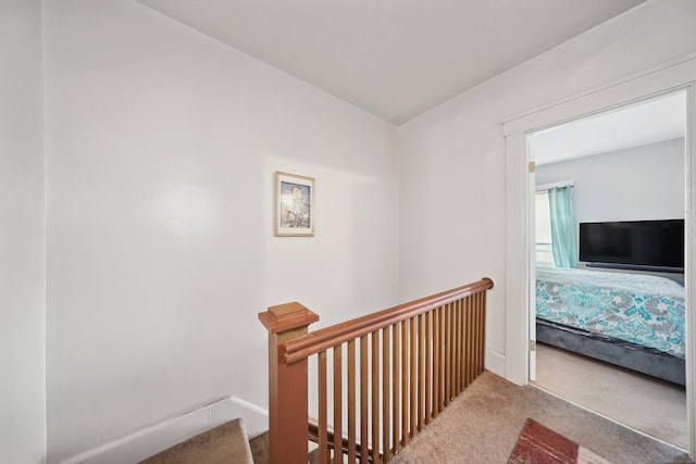 45 Ives St, Waterbury, CT 06704 - staircase featuring carpet